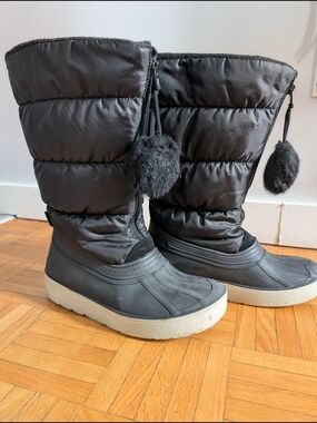 Pajar Black and Gray Warm Fleece Labeled Winter Boot